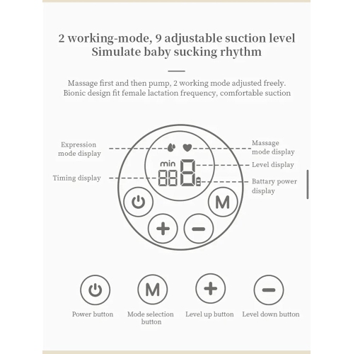 AvaMalis A|M Everything Baby Wearable Breast Pump, S12 Double Hands Free Breast Pump, LCD Display, Low Noise & Painless, 2 Modes & 9 Levels Electric