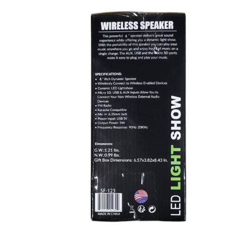 Digital Sunflash SF-123 Multi-Media Wireless Speaker