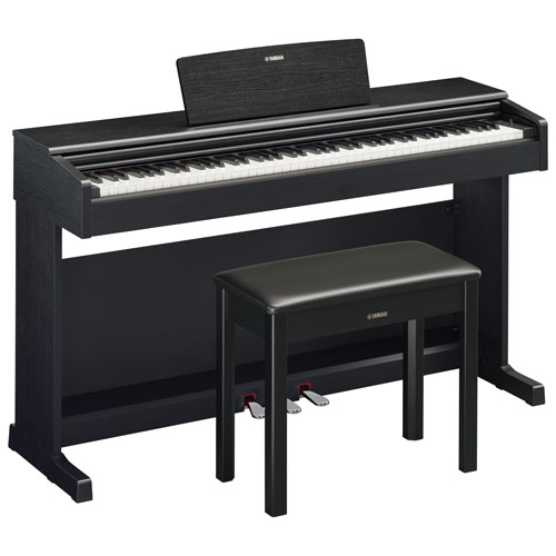 Yamaha YDP145 ARIUS Standard 88-Key Weighted Hammer Action Digital Piano w/ Stand, Bench & 3 Pedals