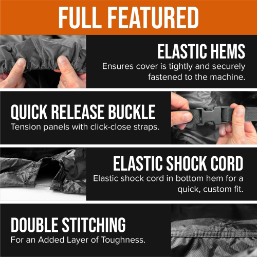 Pressure Washer Cover Outdoor Power Washer Cover 600D Oxford Heavy Duty Waterproof Pressure Washer Accessories Universal Fit Equipment Covers