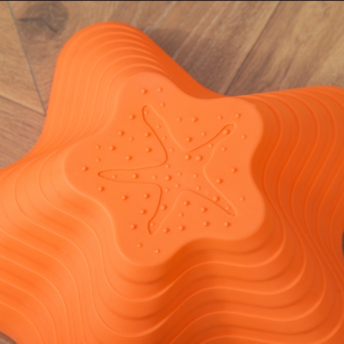 Outsunny 6PCs Larger Size Balance Stepping Stones for Kids with Non-slip Bottom, Stackable Obstacle Course Outdoor Indoor, Play River Rocks with