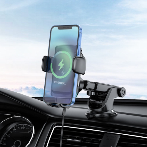 Hoco Smart Alignment Wireless Charging Car Holder