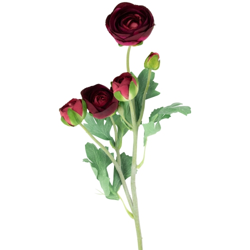 Real Touch™ Red Ranunculus Artificial Floral Sprays, Set of 6 - 21"
