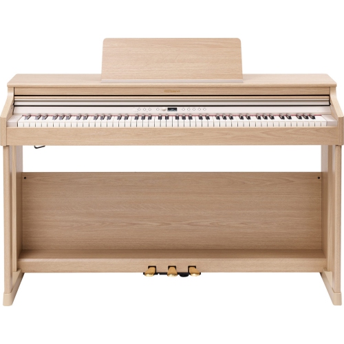 Roland Piano numérique RP701 avec support et banc - Chêne clair