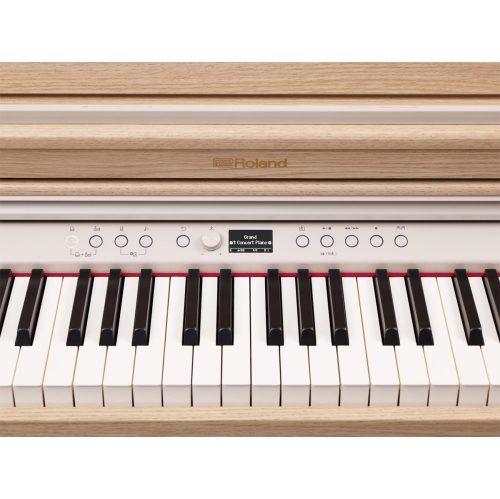 Roland Piano numérique RP701 avec support et banc - Chêne clair
