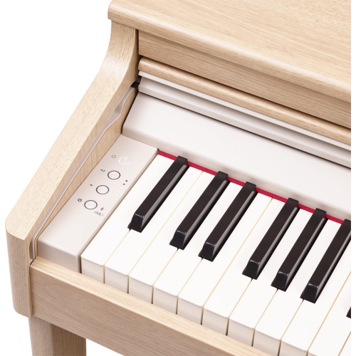 Roland Piano numérique RP701 avec support et banc - Chêne clair