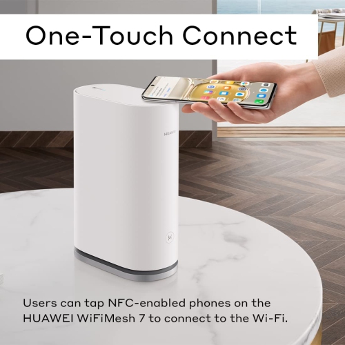 HUAWEI WiFi Mesh 7 AX6600 - Whole Home Mesh WiFi System, Seamless & Speedy, Up to 6600Mbps, Connect 250+ Devices, Ultra-Fast Connection in Big-Multi