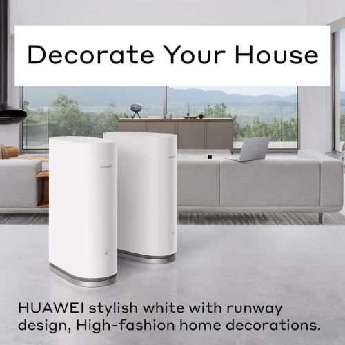 HUAWEI WiFi Mesh 7 AX6600 - Whole Home Mesh WiFi System, Seamless & Speedy, Up to 6600Mbps, Connect 250+ Devices, Ultra-Fast Connection in Big-Multi