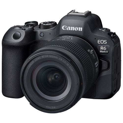 Appareil photo sans miroir EOS R6 Mark II de Canon avec objectif STM 24-105 mm