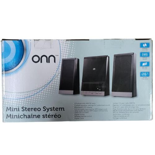 ( BOÎTE OUVERTE ) ONN ONB15AV203 Mini système stéréo