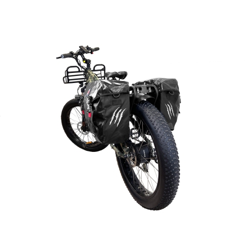 Demon Electric Waterproof Bicycle Rear Seat Bag Durable Luggage Pannier Bag Set High Capacity Storage Bags for Bikes and E-Bikes