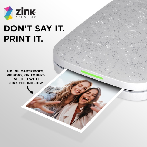 HP Sprocket 3.5 x 4.25” Zink Sticky-Backed Photo Paper, Instant Print 20 Photo Paper Sheets