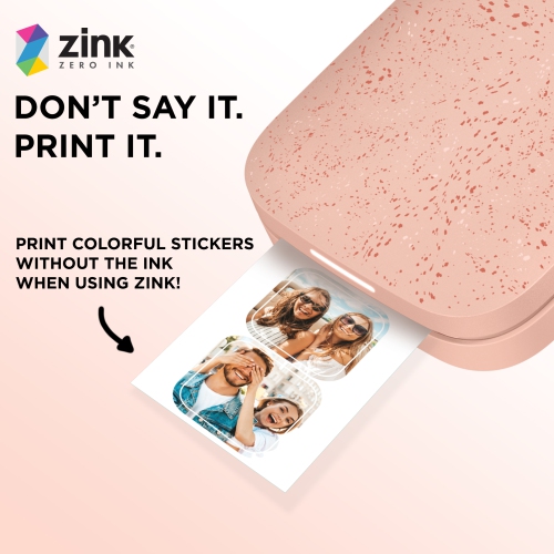 HP Sprocket 2x3” Premium Zink Pre-Cut Sticker Photo Paper, 30 Printing Paper Sheets