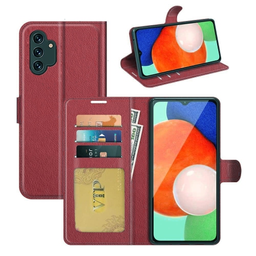[CS] Samsung Galaxy A14 5G Case, Magnetic Leather Folio Wallet Flip Case Cover with Card Slot, Wine
