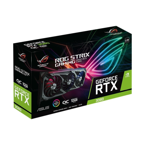 Carte graphique ROG Strix GeForce RTX 3080 V2 OC Edition d’ASUS avec mémoire GDDR6X de 10 Go PCI Express 4.0 x16; carte graphique ROG-STRIX-RTX3080-O