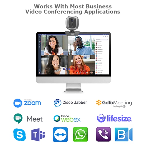 ADESSO TECHNOLOGY 30 fps Fixed Focus HD 1080P Webcam with Microphone