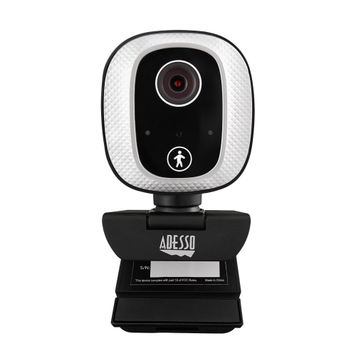ADESSO TECHNOLOGY 30 fps Fixed Focus HD 1080P Webcam with Microphone