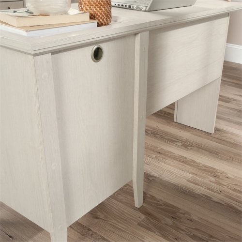 Sauder Larkin Ledge Engineered Wood L-Desk in Glacier Oak Finish