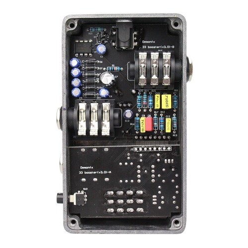 Demonfx 66 Boost Pedal w/ Channel Switch latch Guitar Effect Pedal