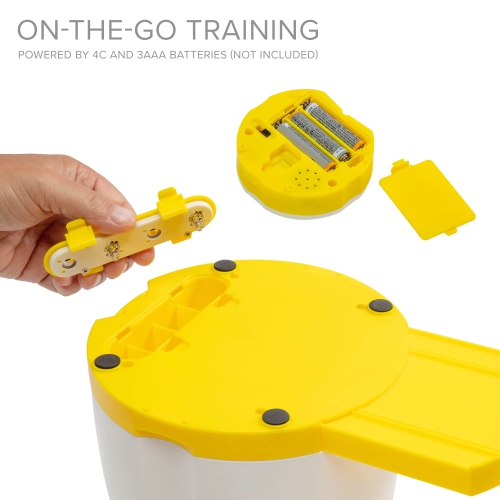 Arf Pets Dog Treat Dispenser with Remote Button, Intetactive Dog Toy for Memory Training