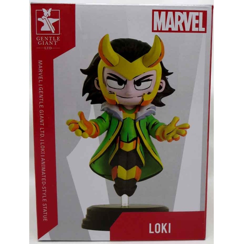 MARVEL  Collectible Animated 4 Inch Statue Figure - Loki