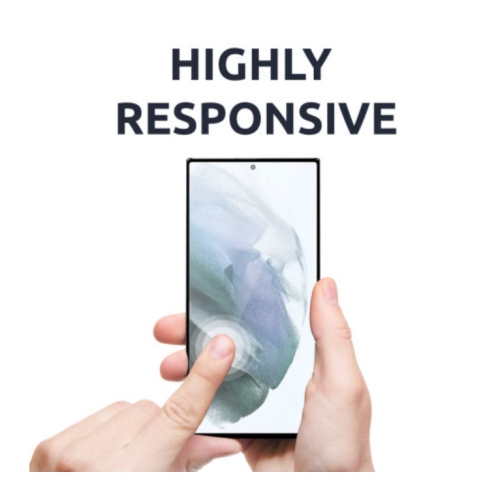 MOBYLI Tempered Glass Screen Protector & Camera Protectors for Samsung Galaxy S23 Ultra