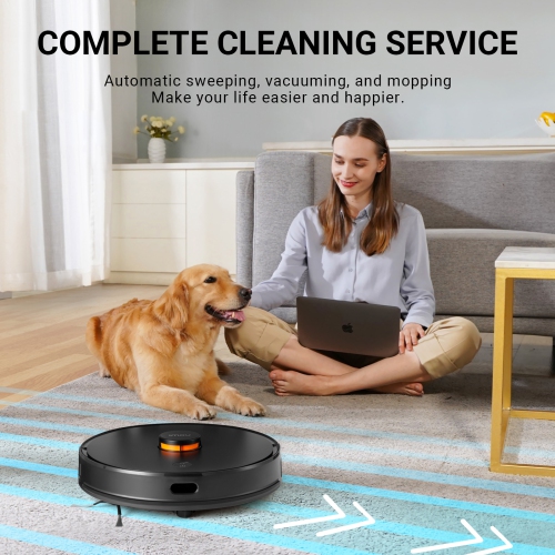 IMOU Robot Vacuum Cleaner with Auto Dirt Disposal, Self-Charging with Lidar Navigation Smart Mapping, WiFi, APP Control