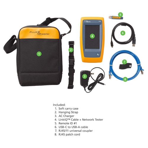 FLUKE networks LinkIQ Cable+Network Tester, LIQ-100