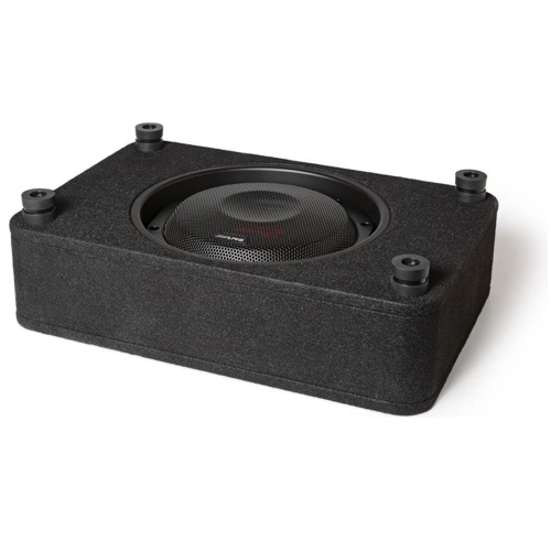 Alpine RS-SB10 Single 10” R-Series Shallow Preloaded Subwoofer Enclosure