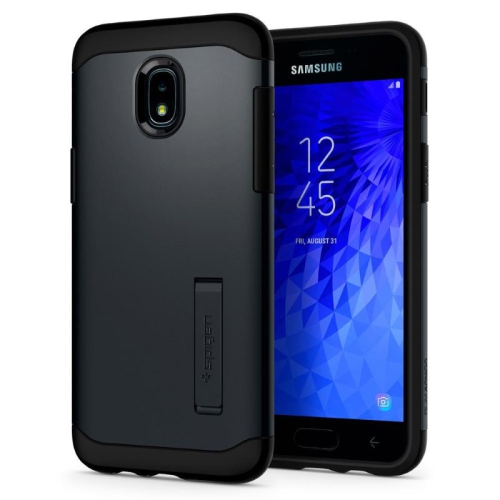 Spigen Slim Armor Case for Samsung Galaxy J3 - Metal Slate