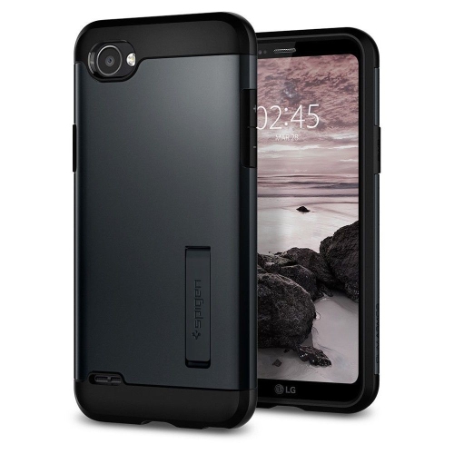 Spigen Slim Armor Case for LG Q6 - Metal Slate