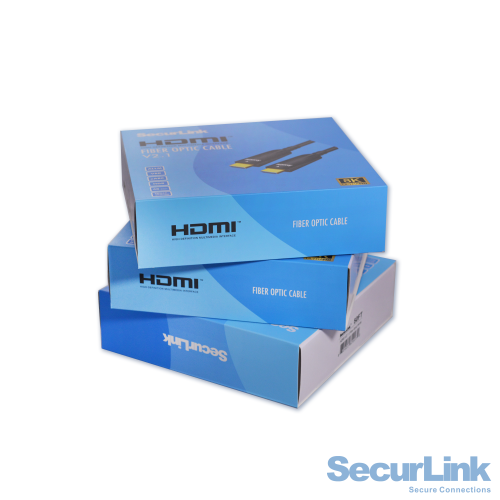 SECURLINK HDMI Fiber Optic HDMI 2.1 Cable HDR 4K 120Hz High Speed 48Gbps-100FT