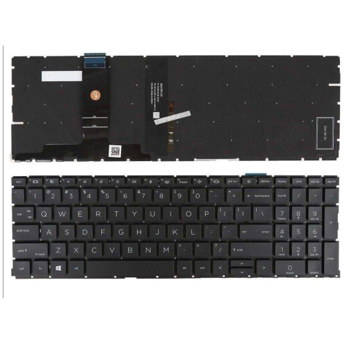 HP ProBook 450 G8 455 G8 Series Backlit Keyboard - Black, No Frame, New Condition