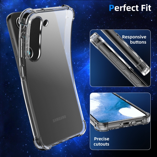 【CSmart】 Étui Coque arrière souple en gelée de silicone TPU mince pour Samsung Galaxy S23, transparente