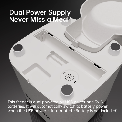 Wenhome Smart 5L Pet Feeder: HD Camera, 2-way Voice, WiFi Enabled Cat Dog Feeder, Health Record, Record Sharing, Low Volume Alarm, Anti-clogging,