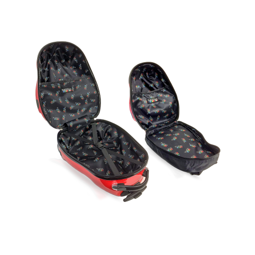 Tucci Kids Luggage with Backpack - Hardside Wheeled Carry-on Rolling Luggage - 2 Pcs Luggage Set for Kids