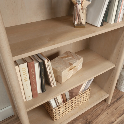 Sauder Whitaker Point Engineered Wood 5-Shelf Bookcase in Natural Maple Finish