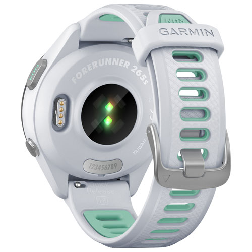 Garmin Forerunner 265S 42mm Bluetooth Running Smartwatch - Whitestone/Neo Tropic