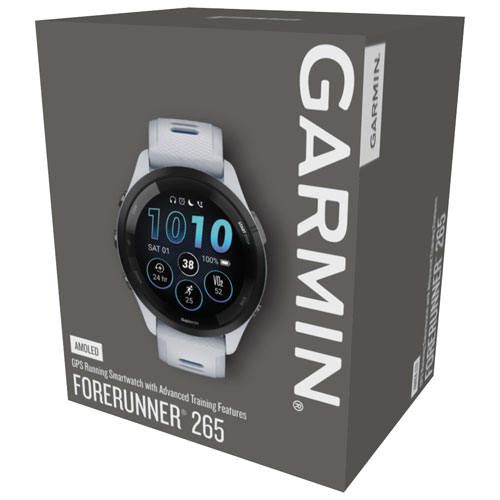 Garmin Forerunner 265 46mm GPS Watch with Heart Rate Monitor