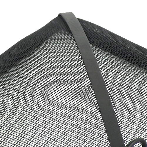 Pare-étincelles de 31 po en acier à mailles carrées de Sunnydaze pour foyer