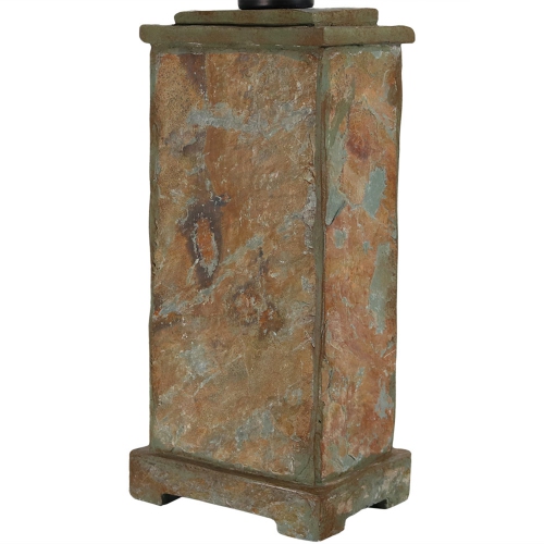 Sunnydaze 24 in Indoor/Outdoor Natural Slate Neutral Table Lamp - Set of 2