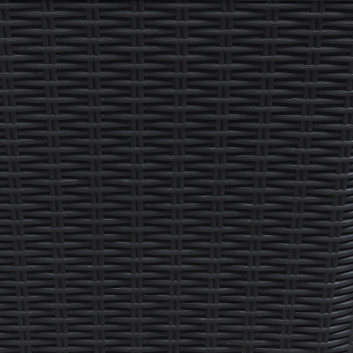 Sunnydaze 100 gal Faux Rattan Patio Storage Box with Handles - Phantom Gray