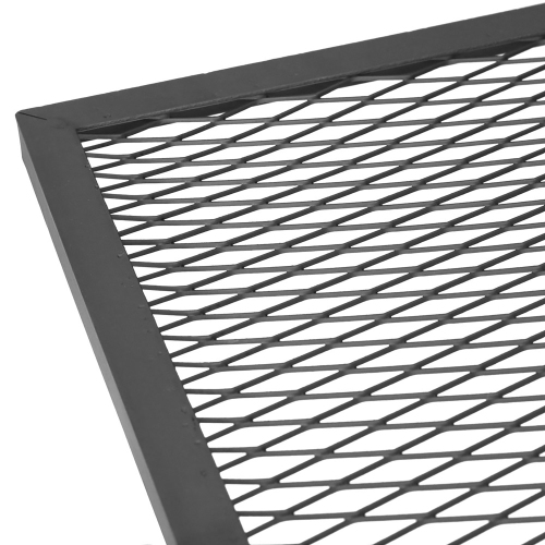 Sunnydaze 24 in Steel Fire Pit Cooking Swivel Grill with Heat Resistance