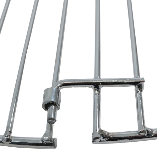 Grille de cuisson pliante en métal chromé Sunnydaze de 36 po