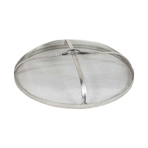 Sunnydaze 40 in Round Stainless Steel Fire Pit Spark Screen