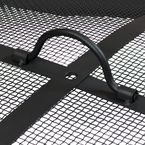 Sunnydaze 24 in Steel Round Fire Pit Spark Screen