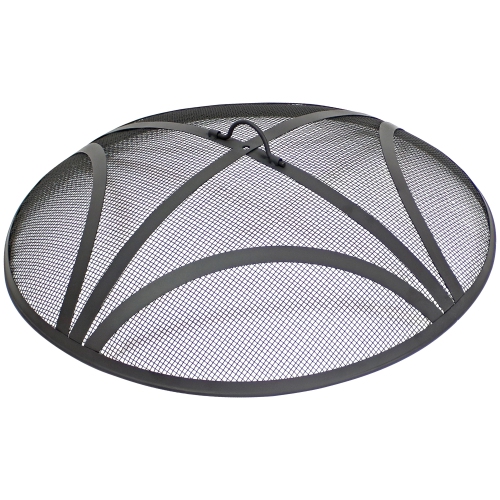 Sunnydaze 24 in Reinforced Steel Mesh Round Fire Pit Spark Screen