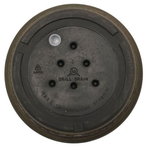 Sunnydaze 19.5 in Arabella Polyresin Outdoor Planter - Sable - Set of 4