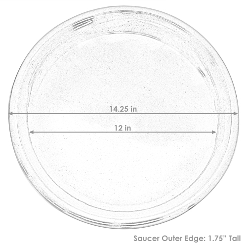 Sunnydaze 12 in Ceramic Flower Pot/Plant Saucer - Dark Green - Set of 2