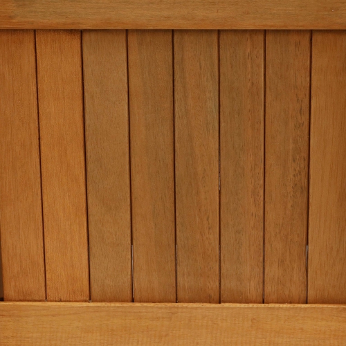 Sunnydaze Meranti Wood Decorative Square Planter Box - 16 in - Set of 2